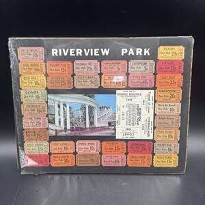 Vintage 1950s Chicago's Riverview Amusement Park Ride Passes Tickets Ephemera